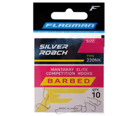КРЮЧКИ FLAGMAN SILVER ROACH №18 (10 ШТ)