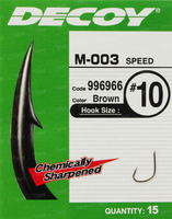 КРЮЧКИ DECOY M-003 SPEED №14 (15 шт)