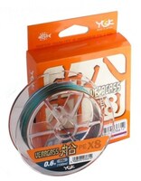 ШНУР YGK VERAGASS MULTICOLOR PE X8 150 m #1.0(0.185 mm) 16LB/9.1 KG