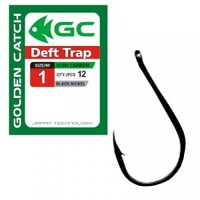 КРЮЧКИ GOLDEN CATCH DEFT TRAP №1 (12 ШТ)