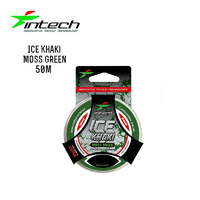 ЛЕСКА INTECH ICE KHAKI MOSS GREEN 50 m (0.148 mm) ТЕСТ: 1.9 KG