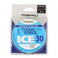 ЛЕСКА KALIPSO TITAN FORCE ICE CL 30m 0.25 mm ТЕСТ: 7.3 KG