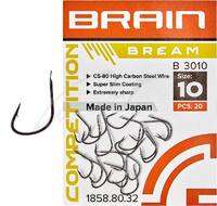 КРЮЧКИ BRAIN BREAM B3010 №10 (20 ШТ)