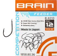 КРЮЧКИ BRAIN FEEDER B4010 №12 (20 ШТ)