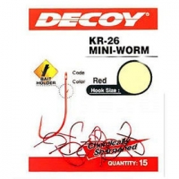 КРЮЧКИ DECOY KR-26 MINI-WORMT №14 (15 шт)