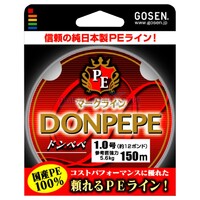 ШНУР GOSEN DONPEPE X4 #1.2 (0.185 mm) 150 m 15LB/6.8 KG