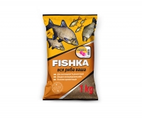 ПРИКОРМКА FISHKA СОЛЁННАЯ КАРАМЕЛЬ 1 KG