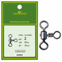 ЗАСТЁЖКА GOLDEN CATCH АМЕРИКАНКА №5 (10 ШТ) ТЕСТ: 32 KG